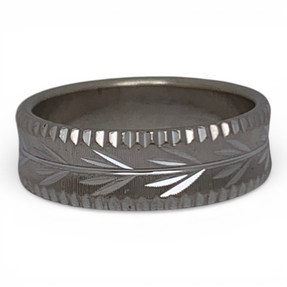 14k White Gold Ring: Marked 14k - Size 7 - 3.5 DwtGemstones Tested With Presidium Gem Tester Il - Berners Does Not Guarantee Authenticity Of Gemstones