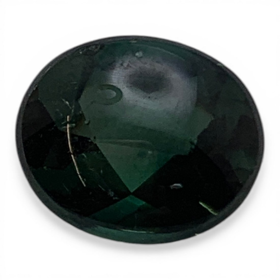 Faceted Green Topaz Gemstone: 8.5x10.5mm Gemstones Tested With Presidium Gem Tester Il - Berners Does Not Guarantee Authenticity Of Gemstones