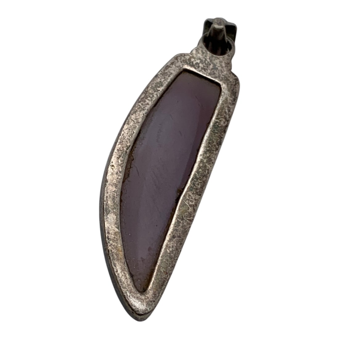Silver Pendant With Stone - 2