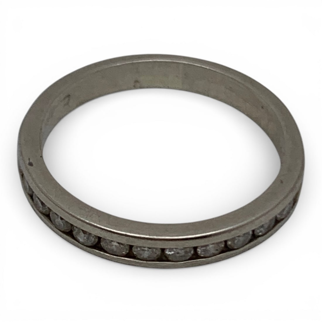 14k White Gold & Diamond Ring - 2