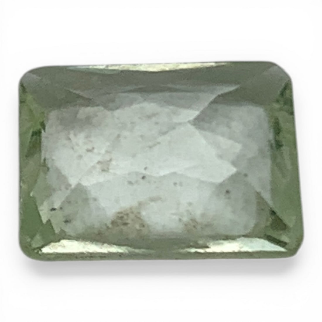 Faceted Light Green Topaz Gemstone - 2