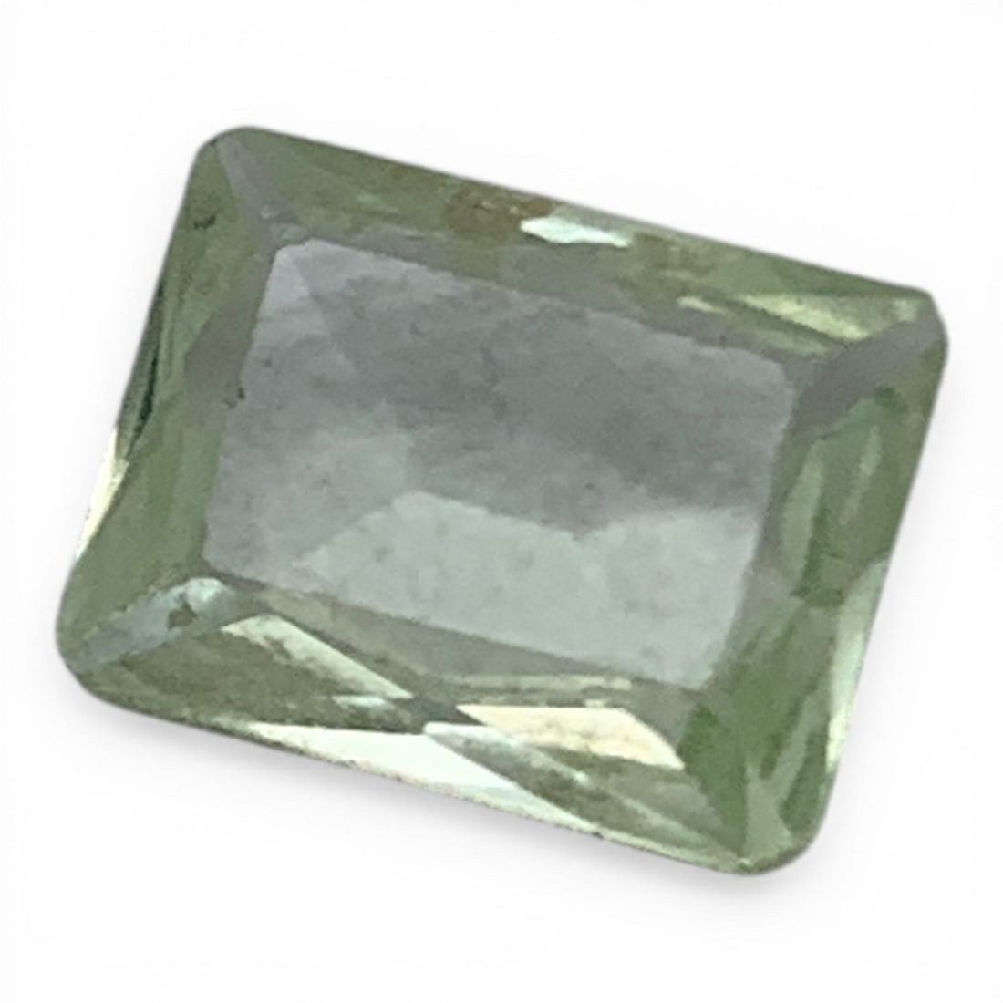 Faceted Light Green Topaz Gemstone - 3