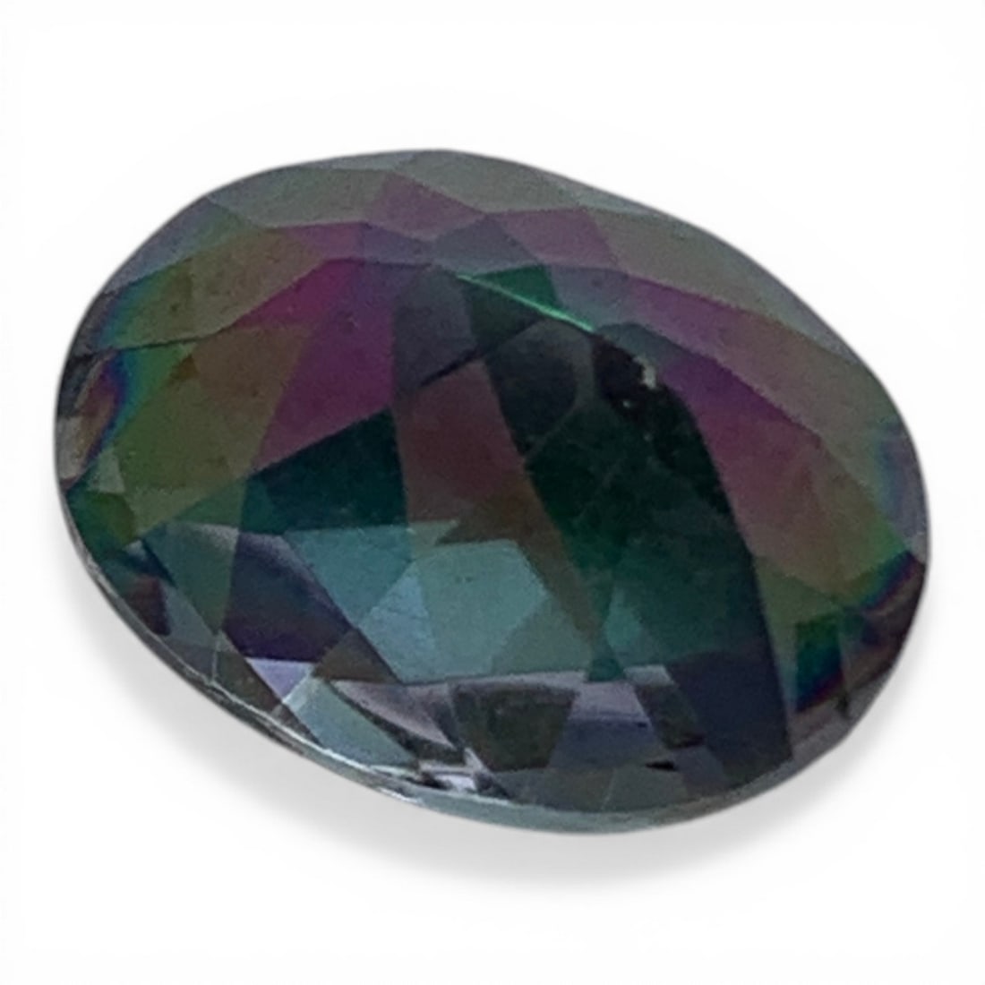 Faceted Rainbow Topaz Gemstone - 2