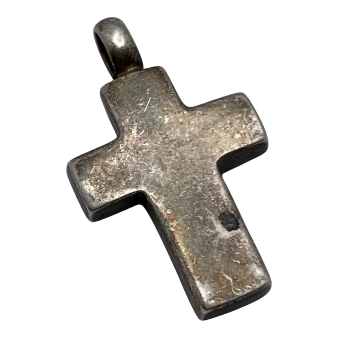 Sterling Silver Cross Pendant: Marked 925 - 1 1/8" Long - 4.3 Grams