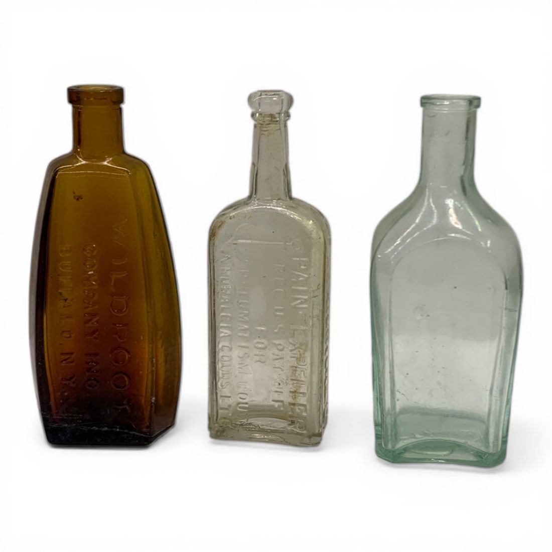3 Glass Apothecary Bottles (1 of 3)