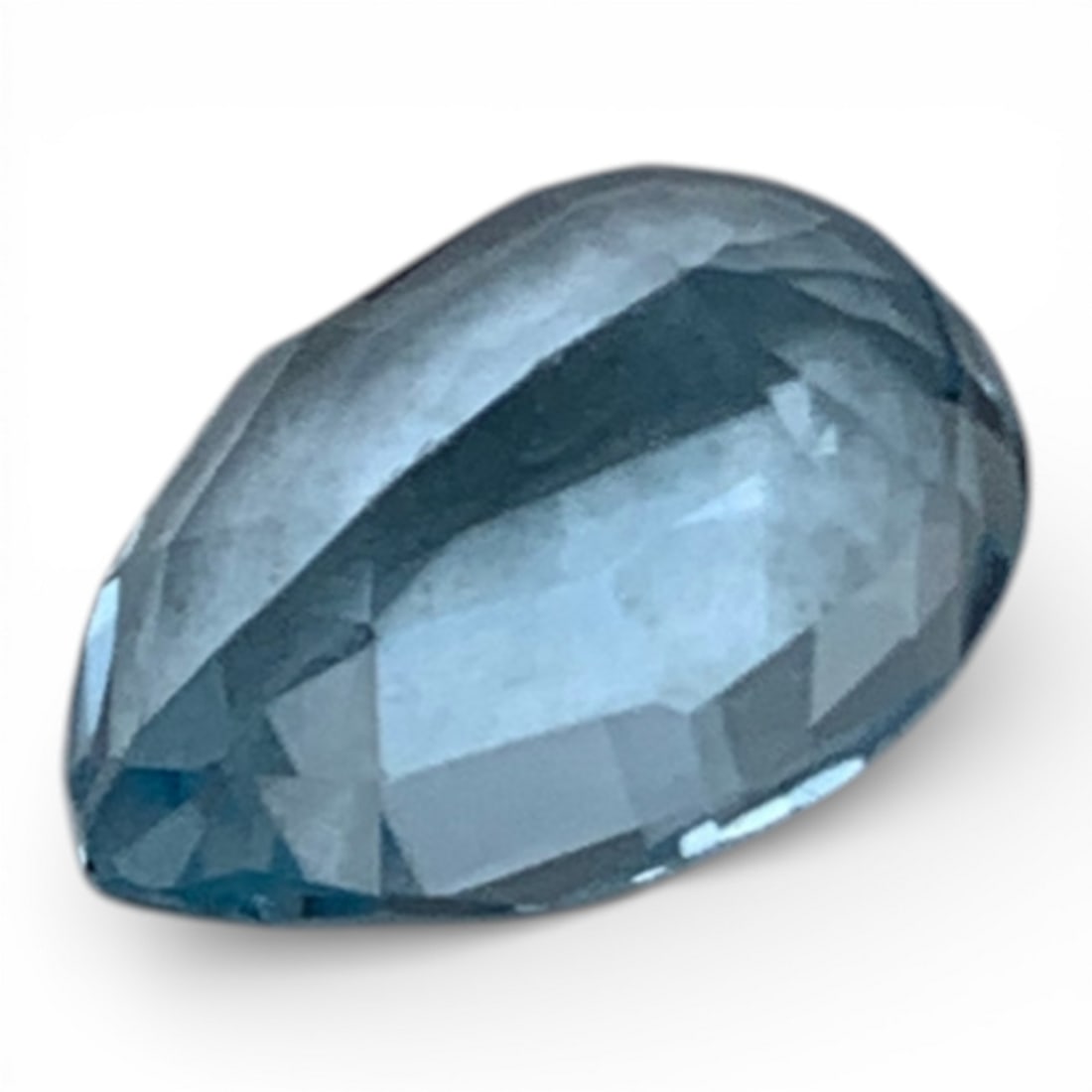 Faceted Clear Blue Topaz Gemstone - 2