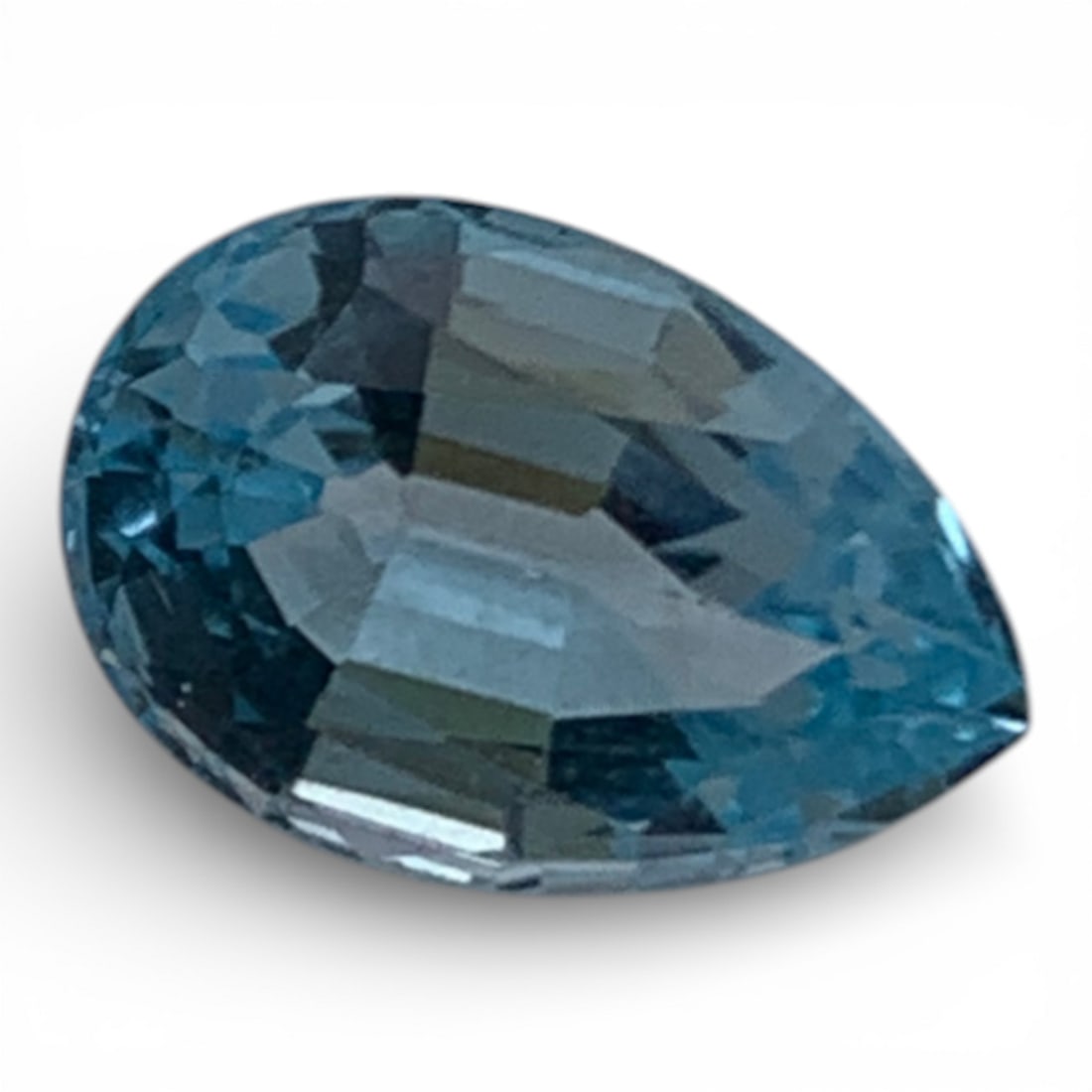 Faceted Clear Blue Topaz Gemstone - 3
