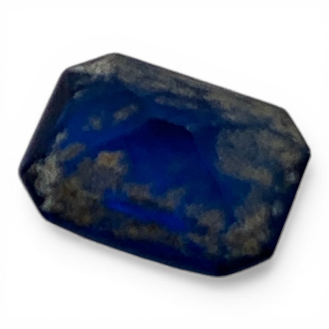 Faceted Deep Blue Topaz Gemstone - 2