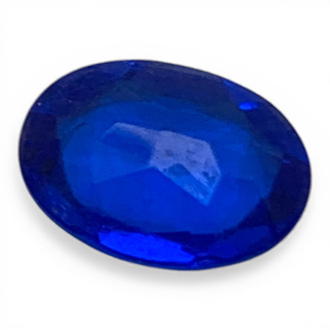 Faceted Deep Blue Topaz Gemstone - 2