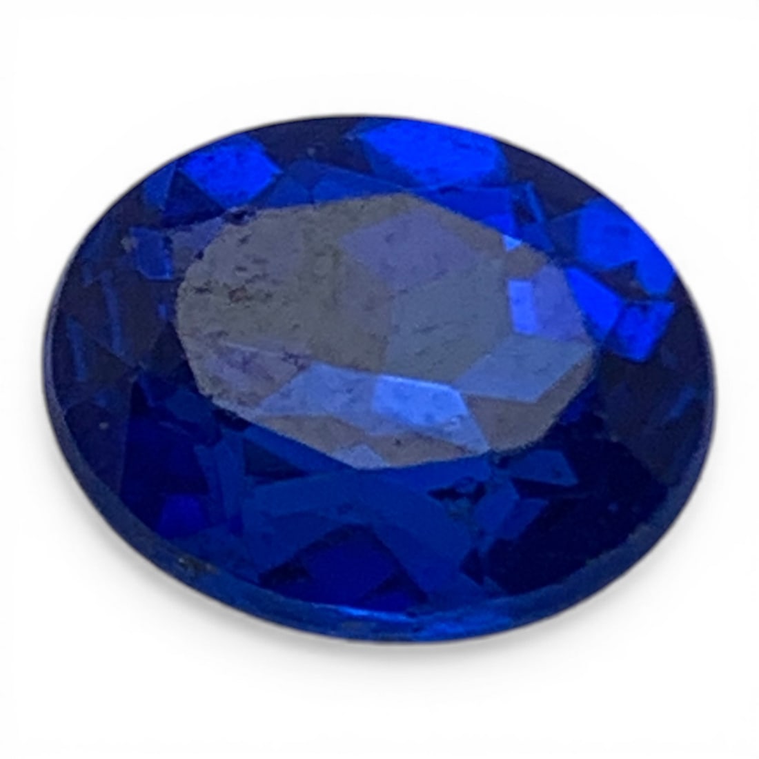 Faceted Deep Blue Topaz Gemstone - 3