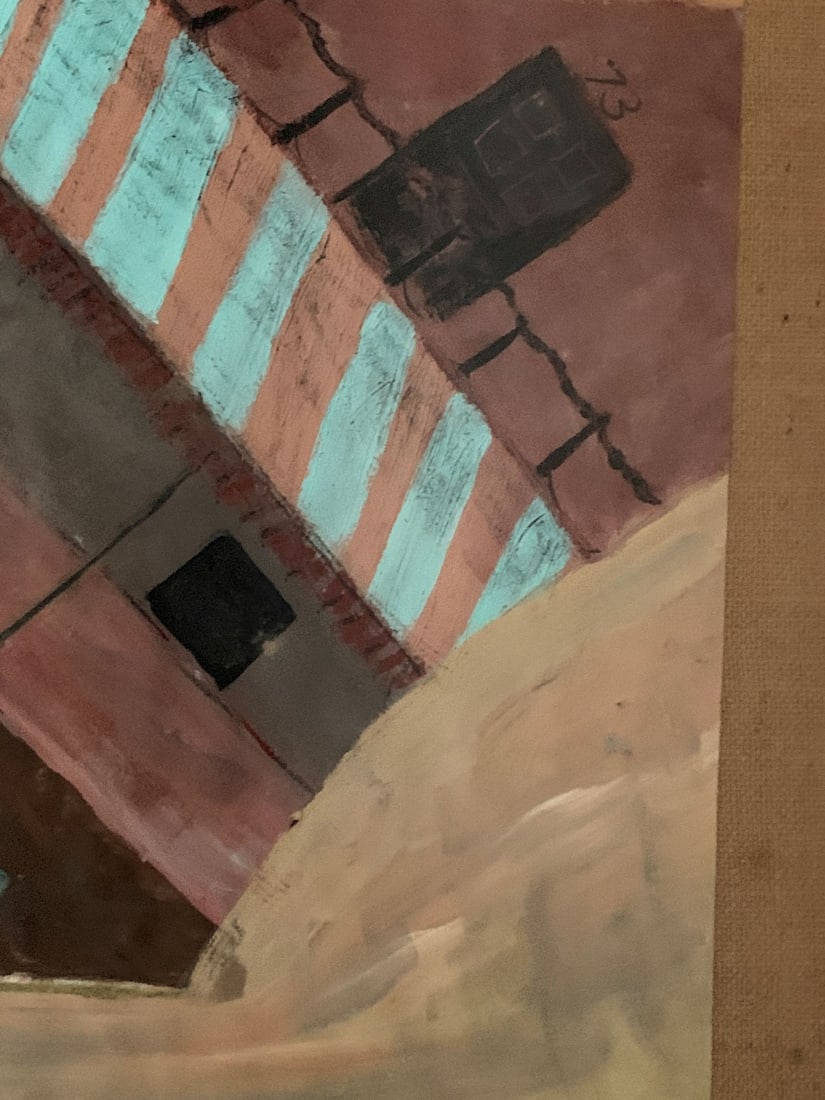 Painting On Paper Signed Jane - 4