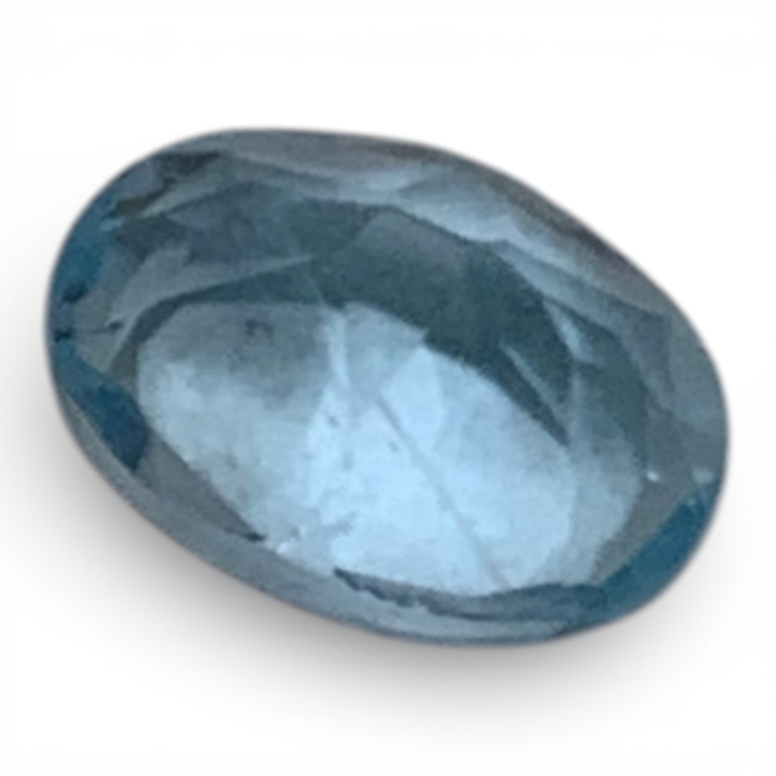 Faceted Clear Blue Topaz Gemstone - 2