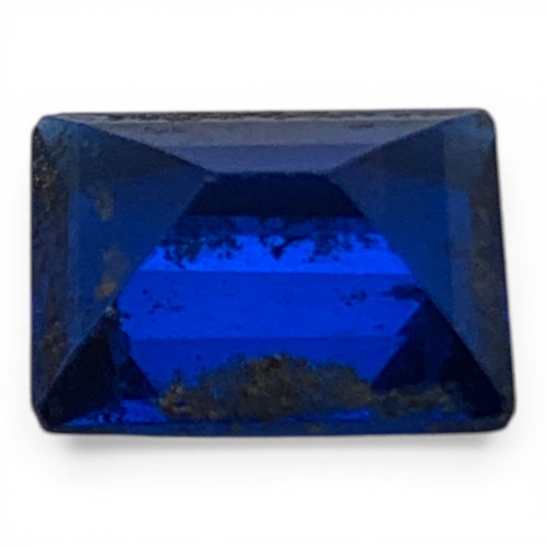 Faceted Deep Blue Topaz Gemstone - 2