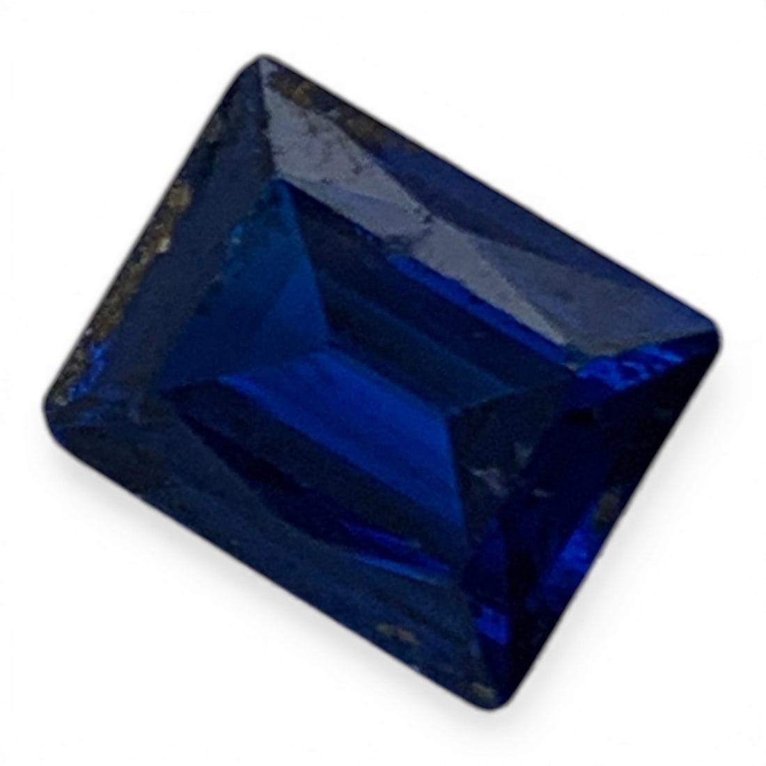 Faceted Deep Blue Topaz Gemstone - 3
