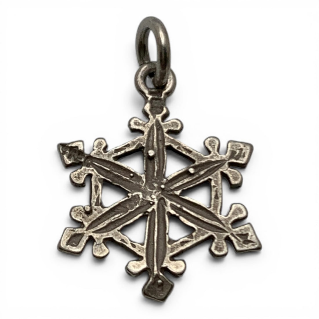 Silver Snowflake Pendant - 3