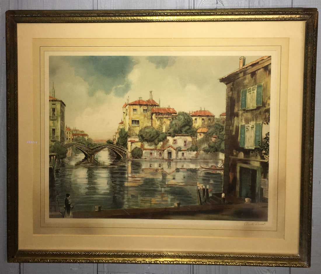 Framed Claude Dorval Print - 2
