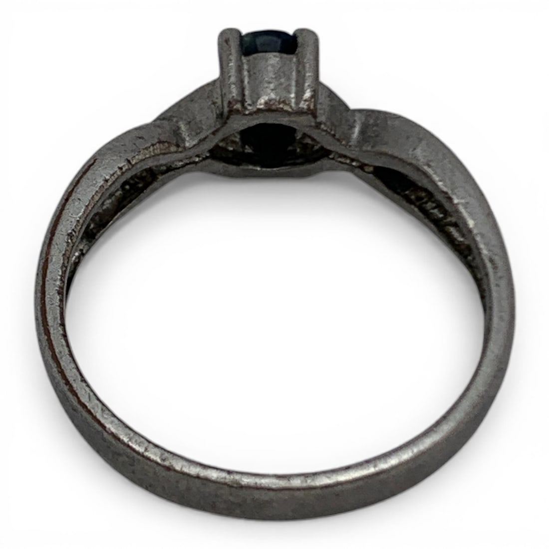 Sterling Silver & Sapphire Ring - 2