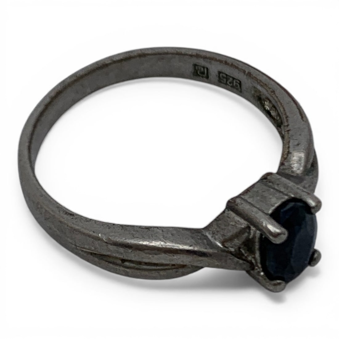 Sterling Silver & Sapphire Ring - 4