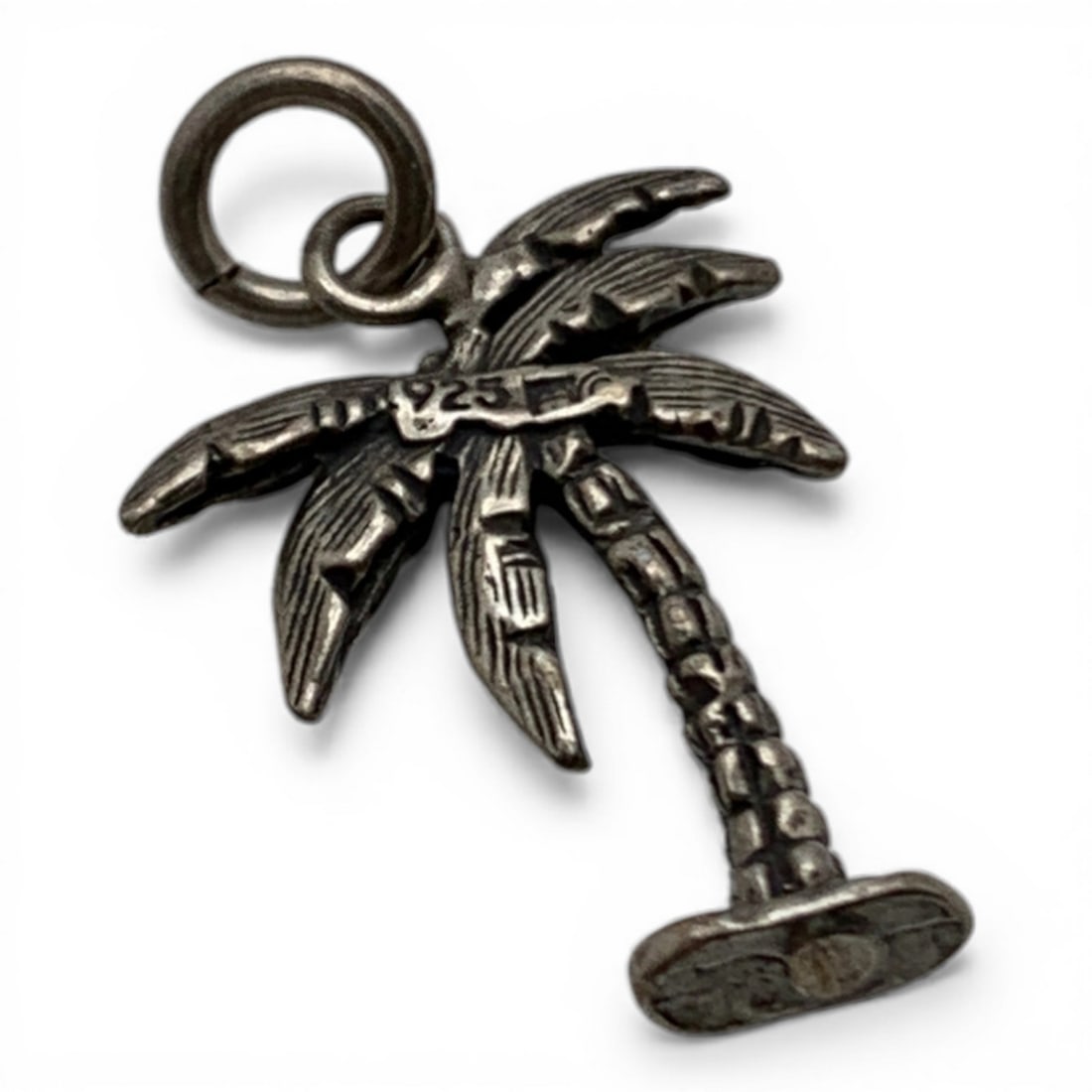 Sterling Silver Palm Tree Charm - 2