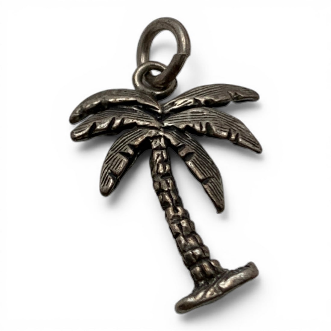 Sterling Silver Palm Tree Charm - 3