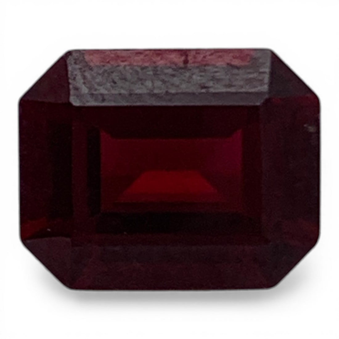 Faceted Red Topaz Gemstone: 6x8mm Gemstones Tested With Presidium Gem Tester Il - Berners Does Not Guarantee Authenticity Of Gemstones
