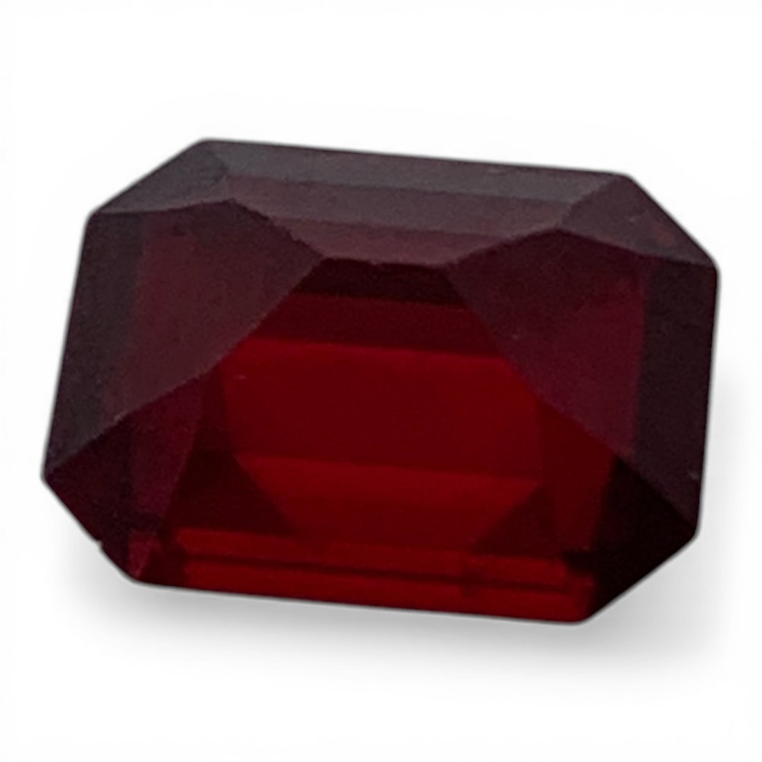 Faceted Red Topaz Gemstone - 2