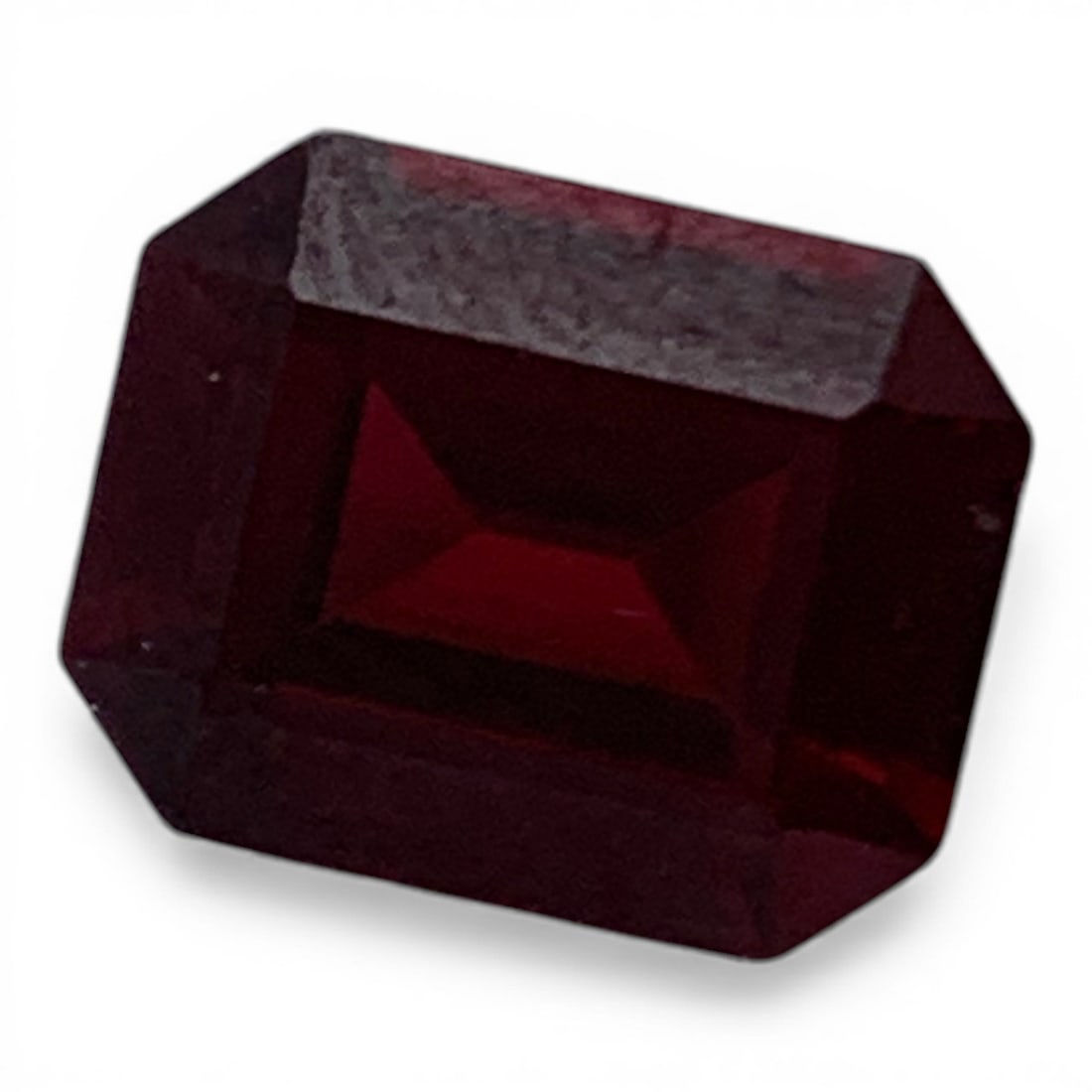 Faceted Red Topaz Gemstone - 3