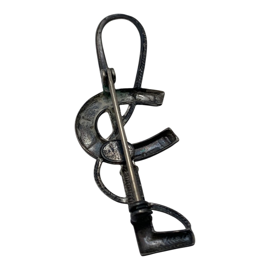 Sterling Silver Horseshoe Pin - 2