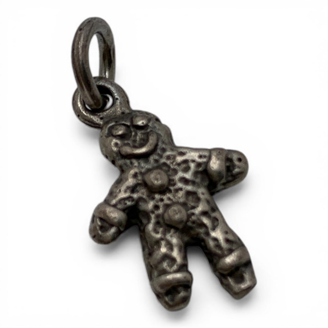 Sterling Silver Gingerbread Man Charm - 3