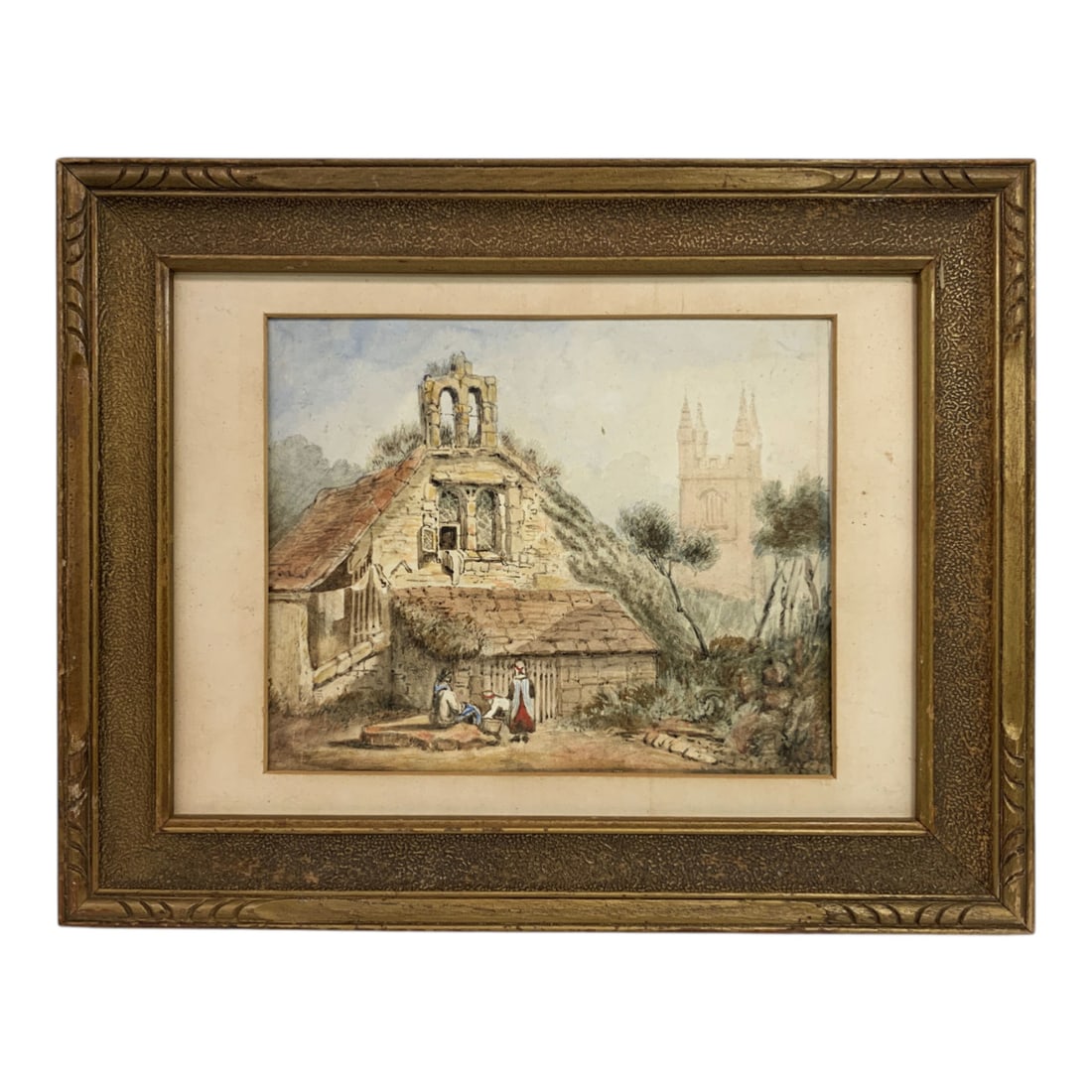 Framed Watercolor: Framed: 11.5 X 14.5".