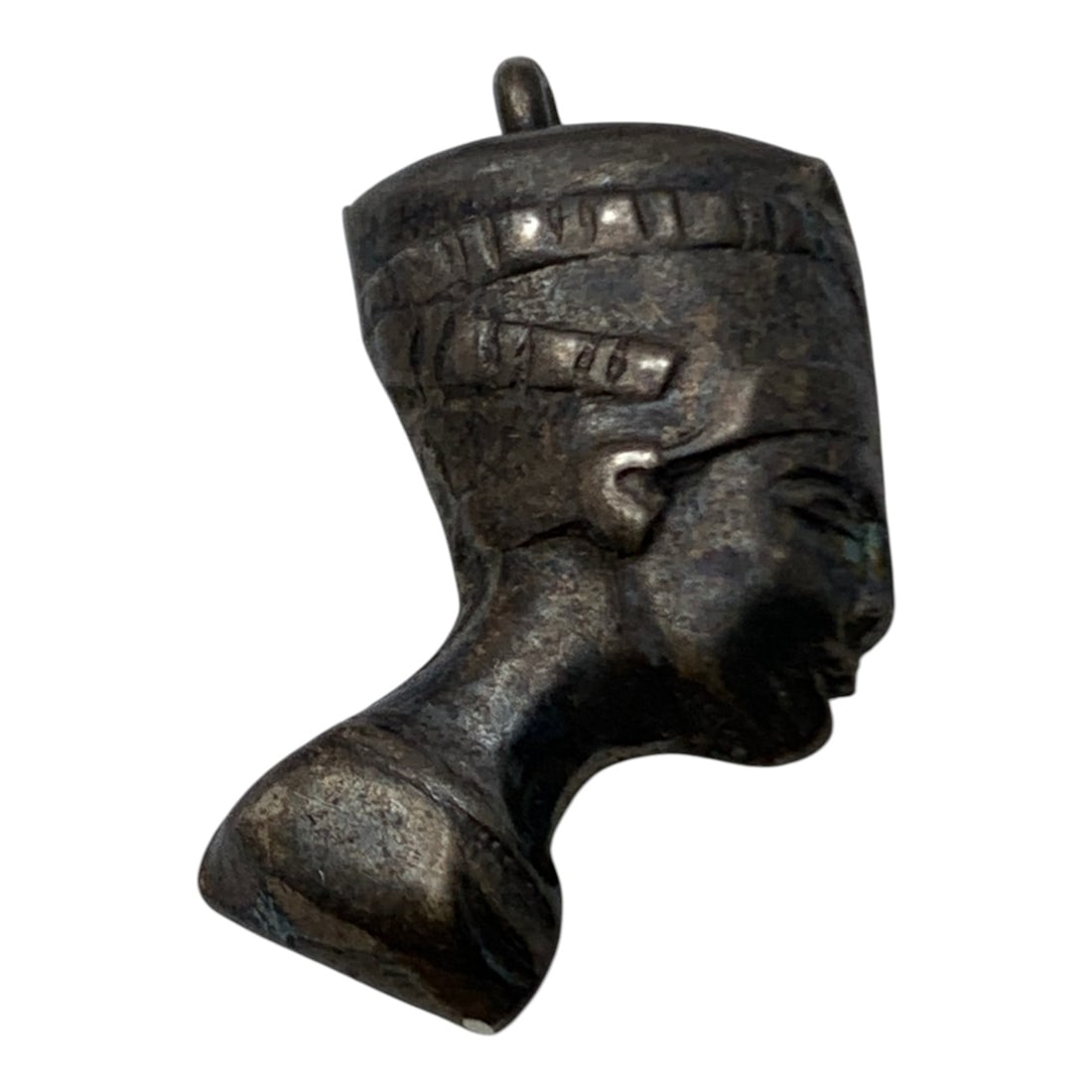 Silver Figural Head Pendant - 2