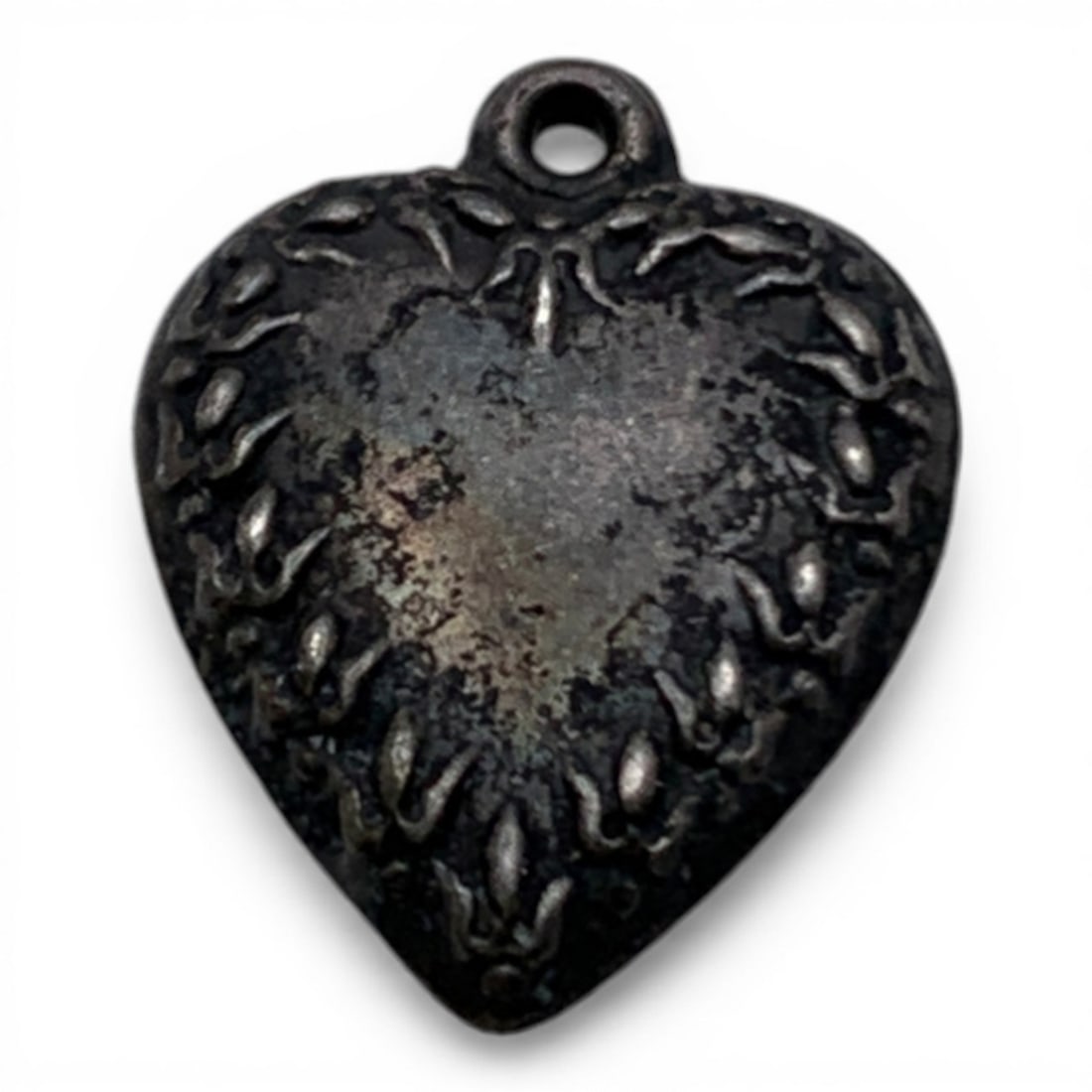 Sterling Silver Heart Charm - 3