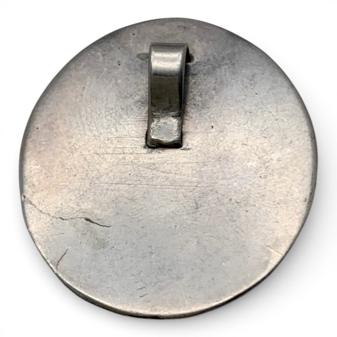 Silver & Brown Stone Pendant - 2