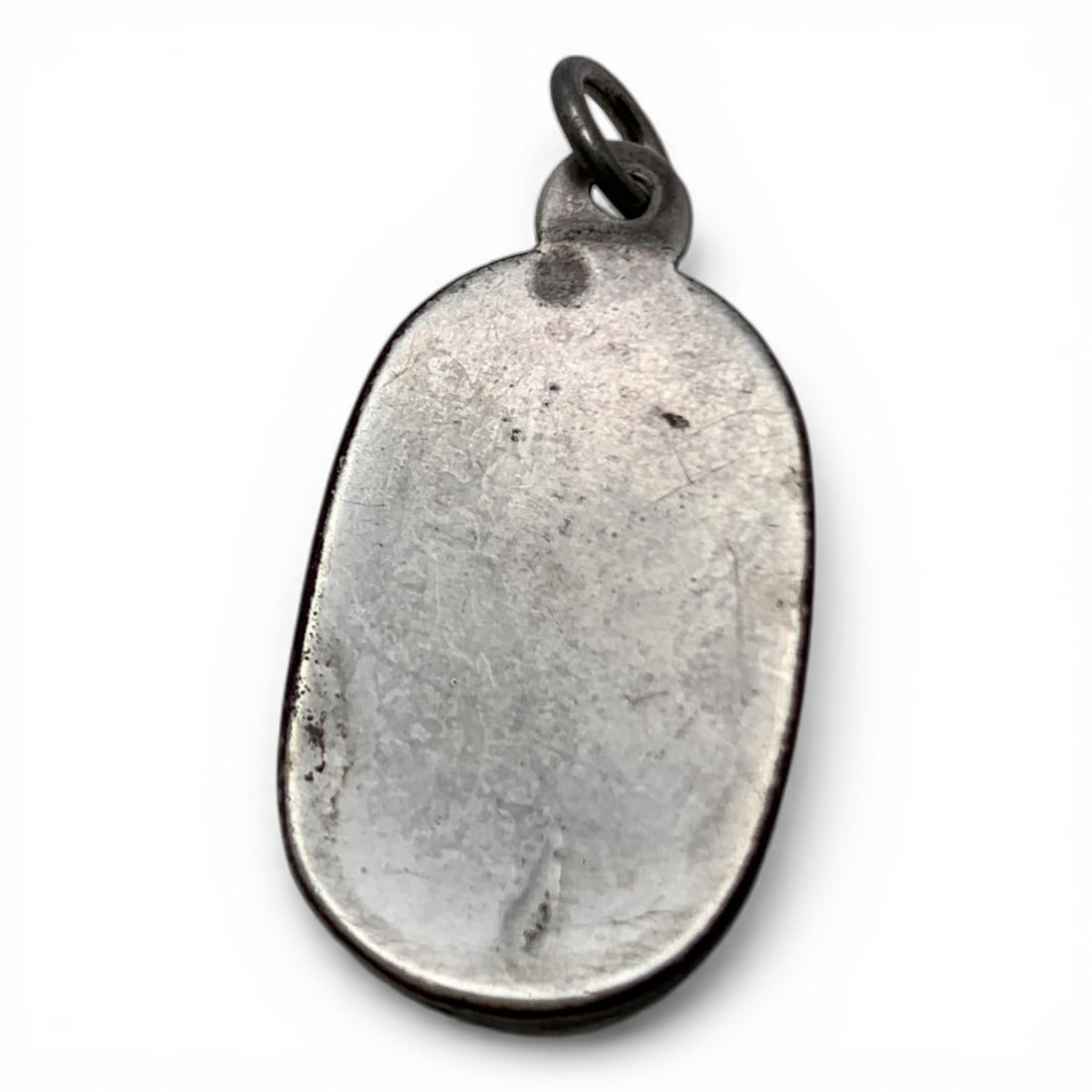 Silver Pendant With Black Stone - 2