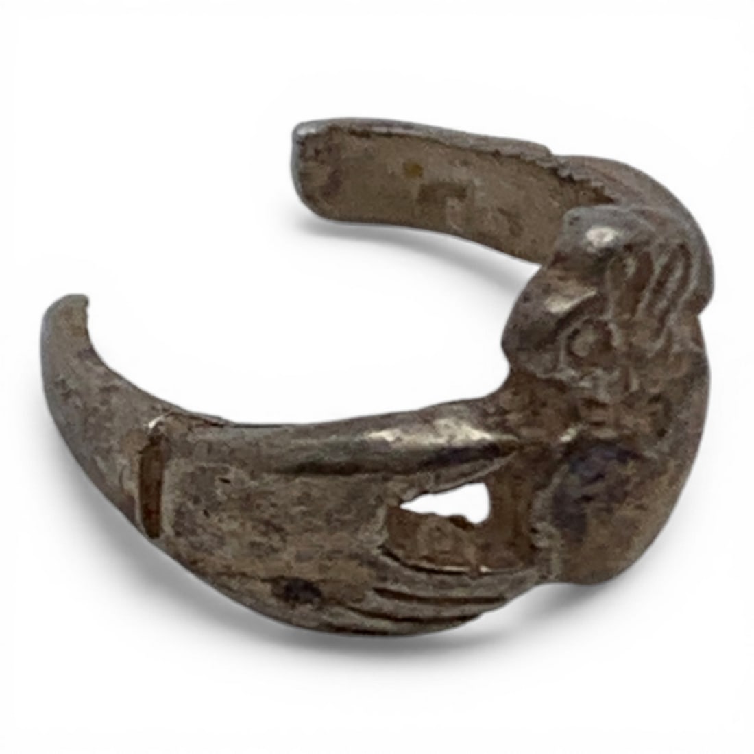 Silver Claddagh Pinky Ring - 3