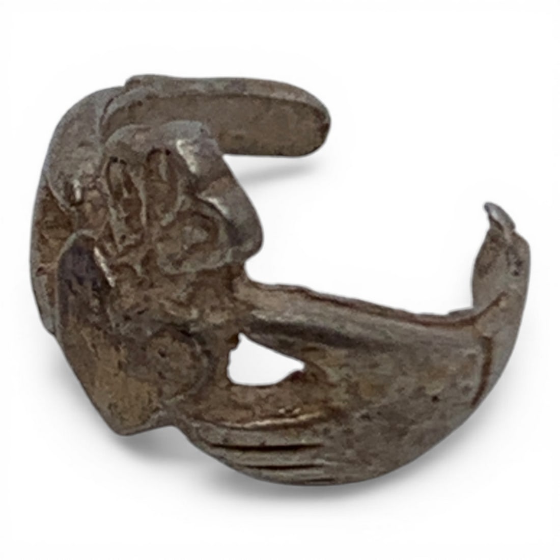 Silver Claddagh Pinky Ring - 4