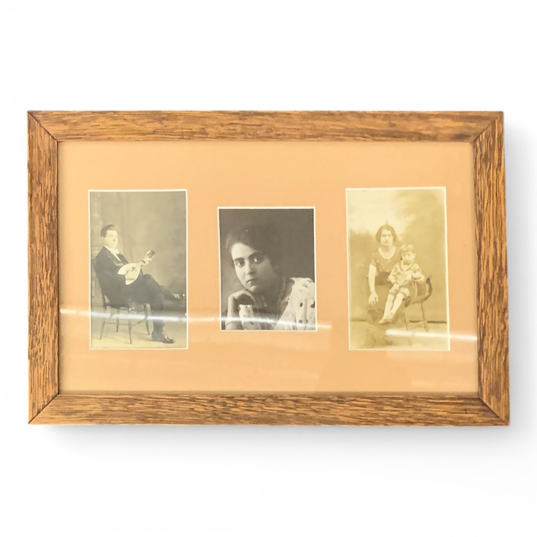 Group Of 3 Framed Photographs: Framed And Under Glass: 10" X 15".