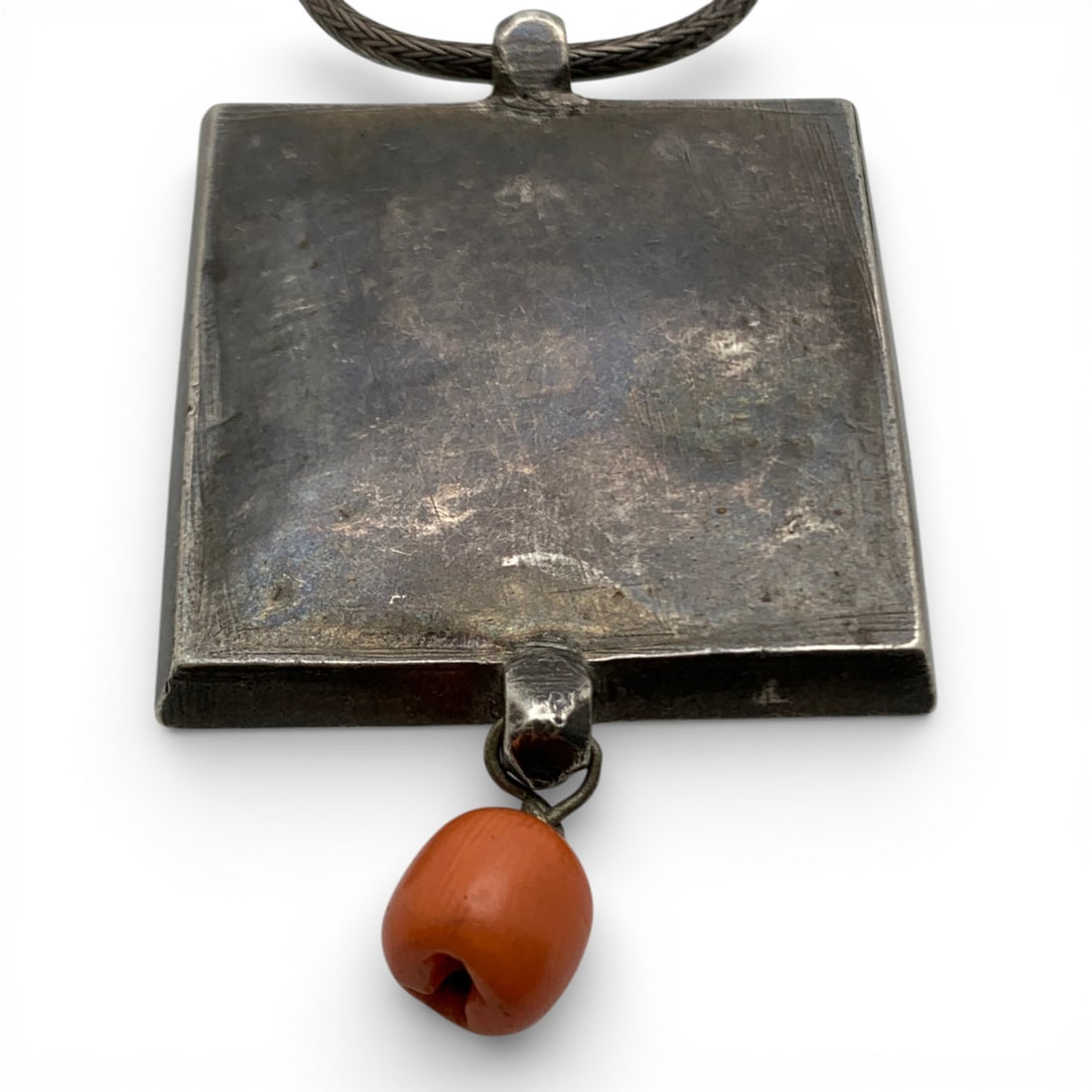 Silver Arabic Pendant Necklace - 2