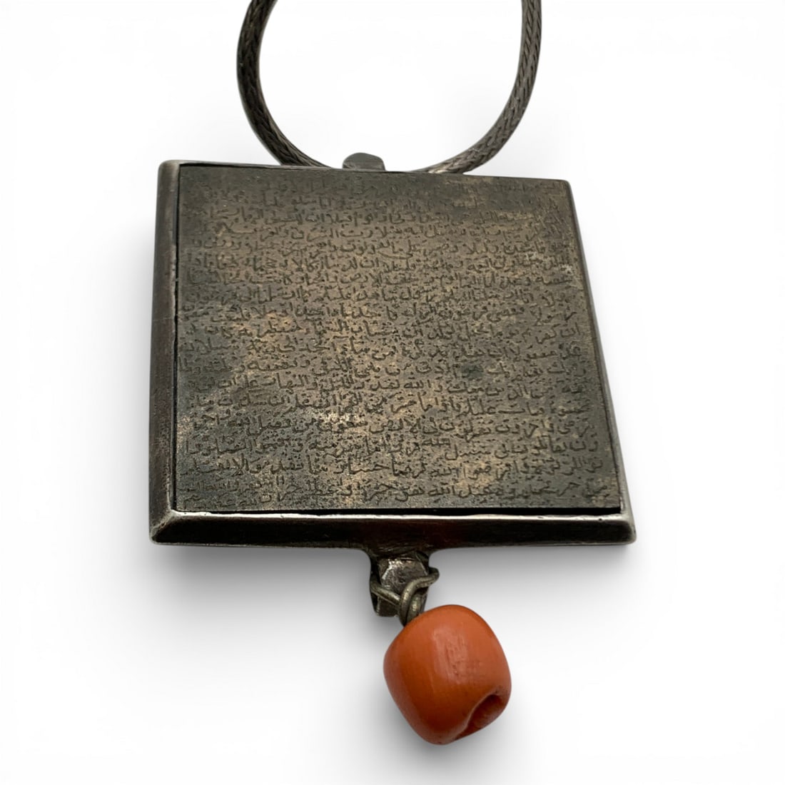 Silver Arabic Pendant Necklace - 3