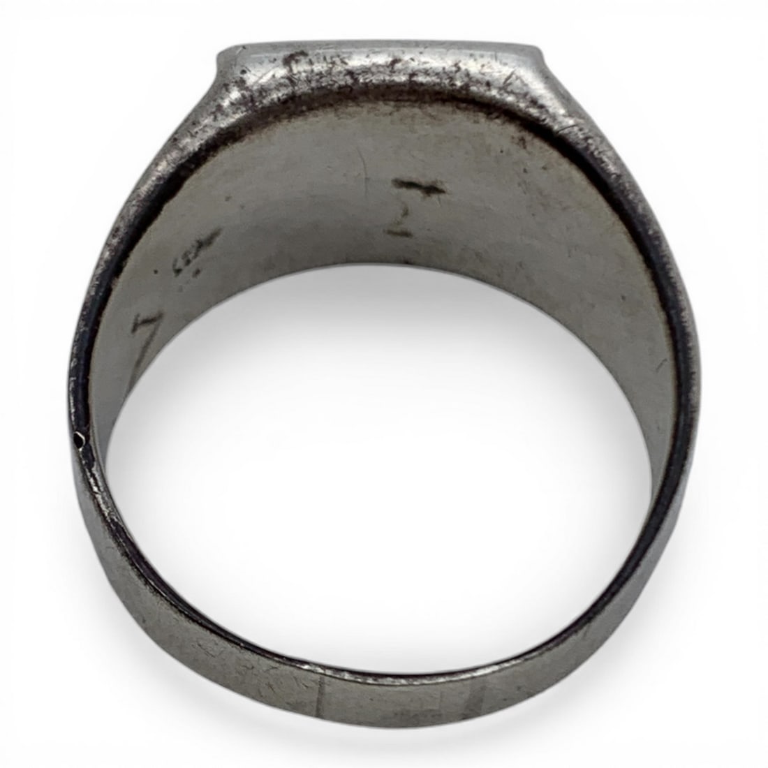 Sterling Silver & Black Stone Ring - 2