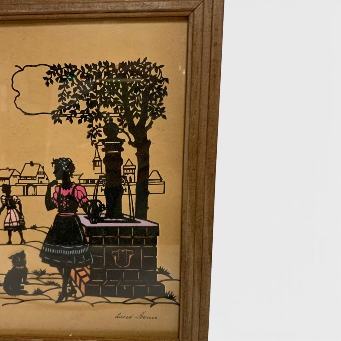 Signed Silhouette, Dated Berlin 1955 - 2