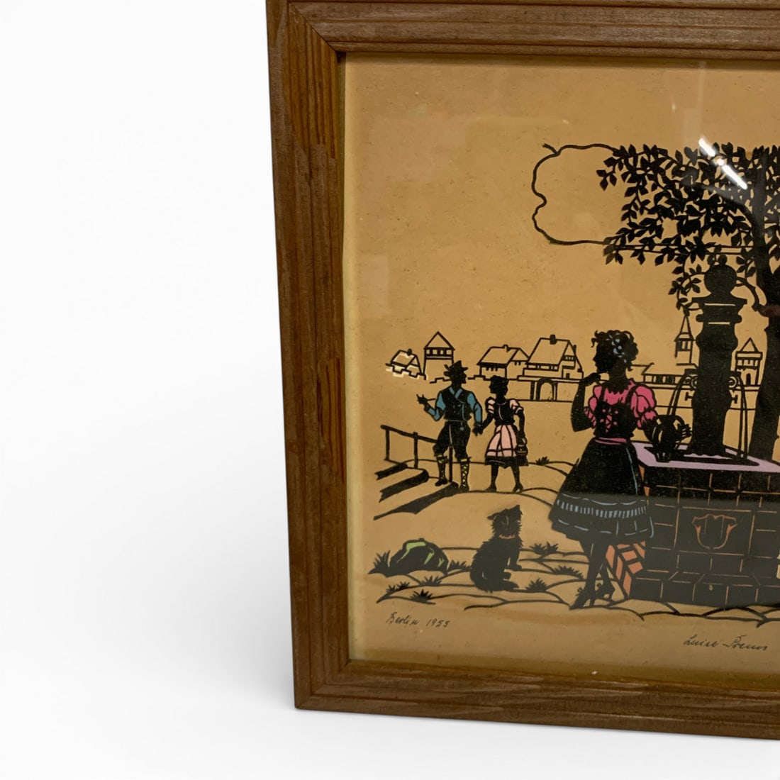 Signed Silhouette, Dated Berlin 1955 - 3