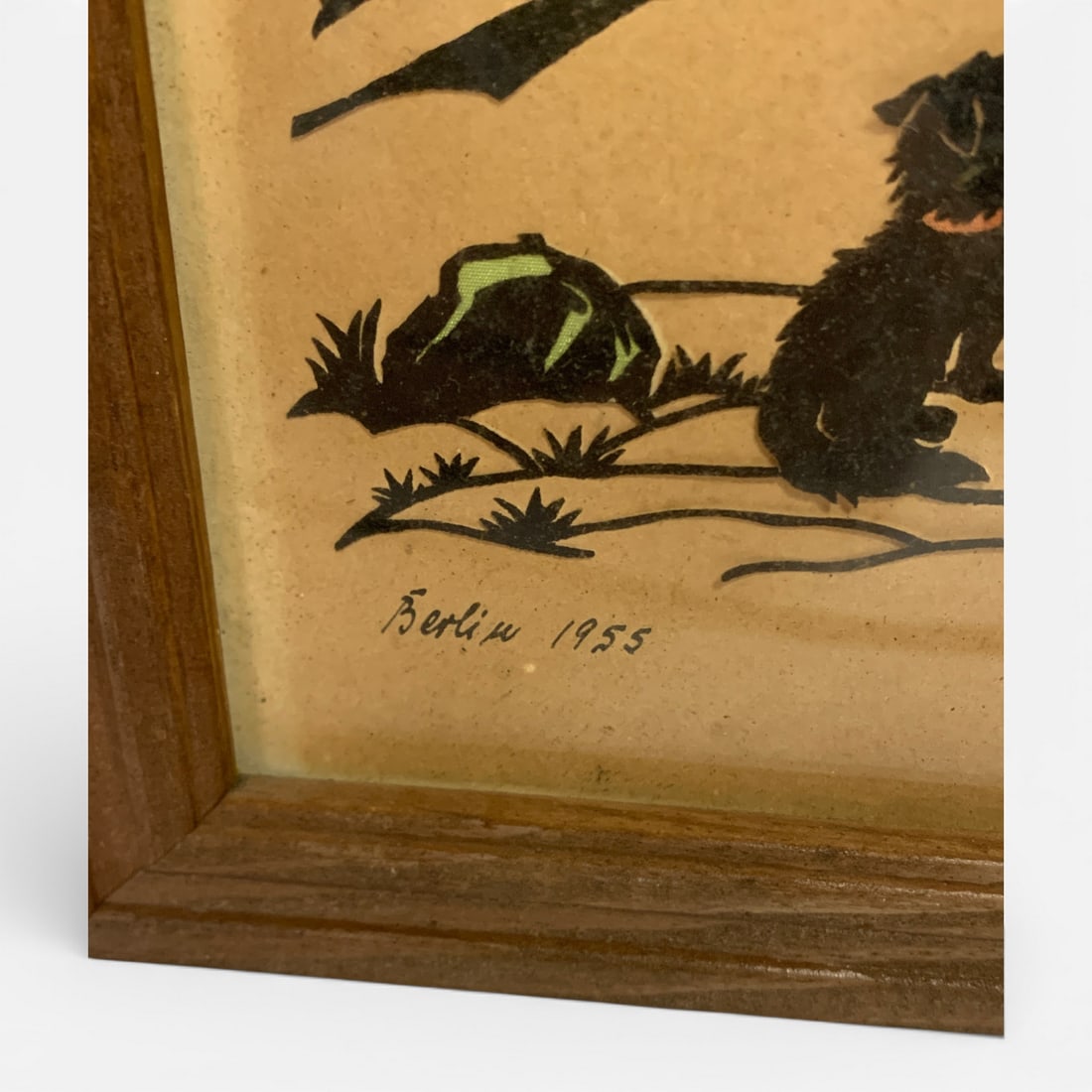 Signed Silhouette, Dated Berlin 1955 - 4