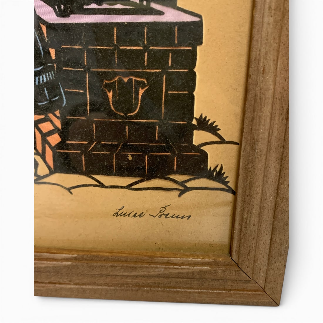 Signed Silhouette, Dated Berlin 1955 - 6