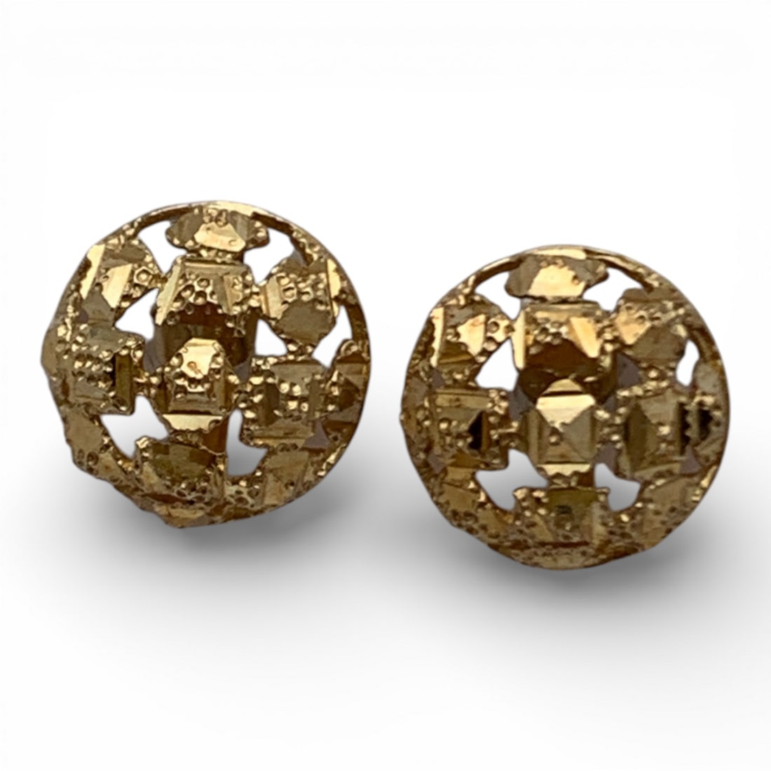 14k Yellow Gold Earrings - 3