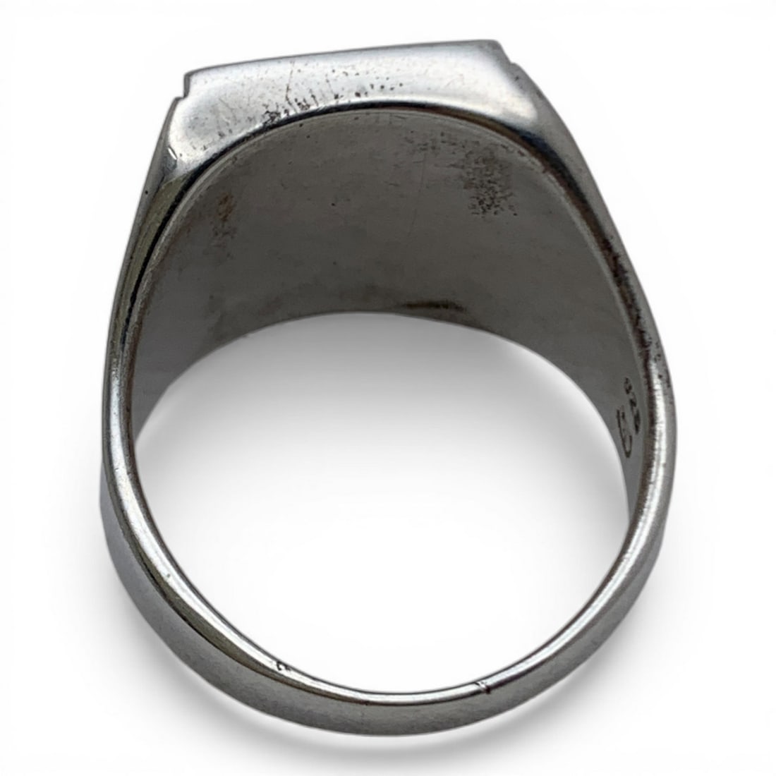 Sterling Silver & Black Stone Ring - 2