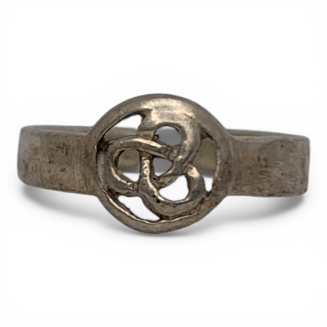 Sterling Silver Pinky Ring: Marked 925 - Size 3.25 - 1.7 Grams