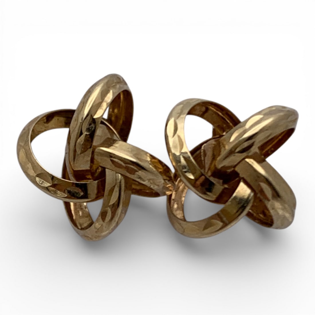 14k Yellow Gold Earrings: Marked 14k - 3/8" Long - 0.8 DwtGemstones Tested With Presidium Gem Tester Il - Berners Does Not Guarantee Authenticity Of Gemstones