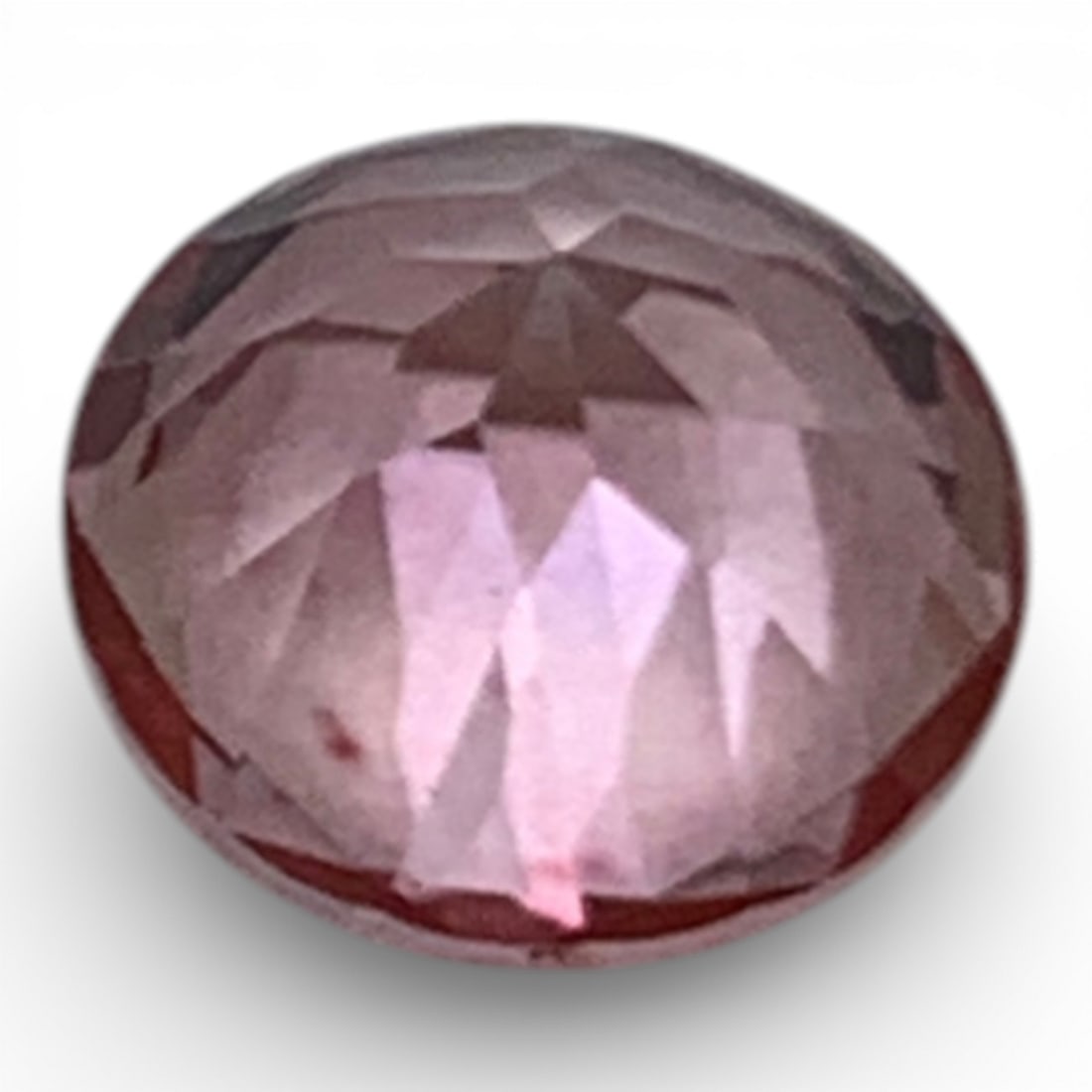 Faceted Pink Topaz Gemstone: 6mm DiameterGemstones Tested With Presidium Gem Tester Il - Berners Does Not Guarantee Authenticity Of Gemstones