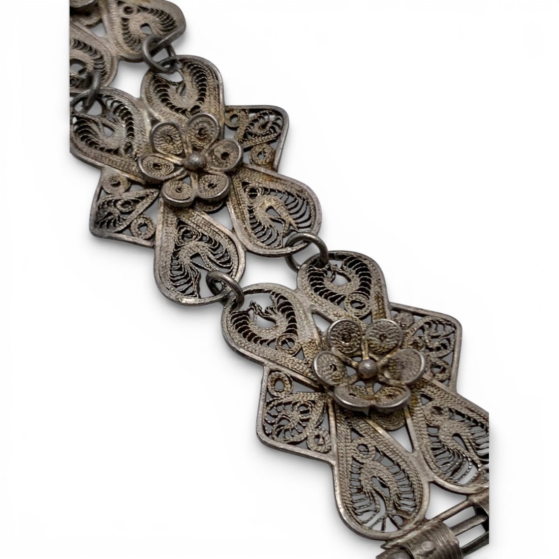 Silver Filigree Bracelet - 2